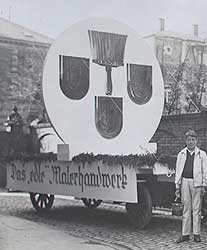 historischer Fotos aus dem Malerhandwerk