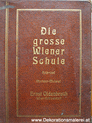 Ernst Oldenbruch, Holz und Marmor Malerei - Grosse Wiener Schule