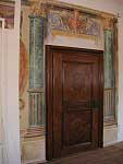 Wood graining, restoration wood painting, Gross Siegharts Castle