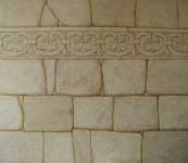 Faux sandstone painted